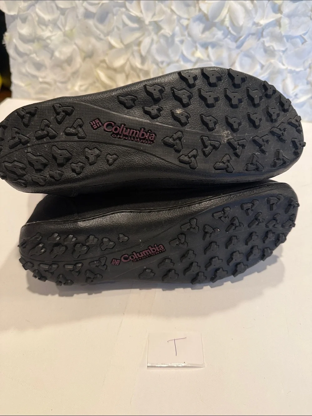 Columbia Black Quilted Women's Winter Boots with Pink Interior